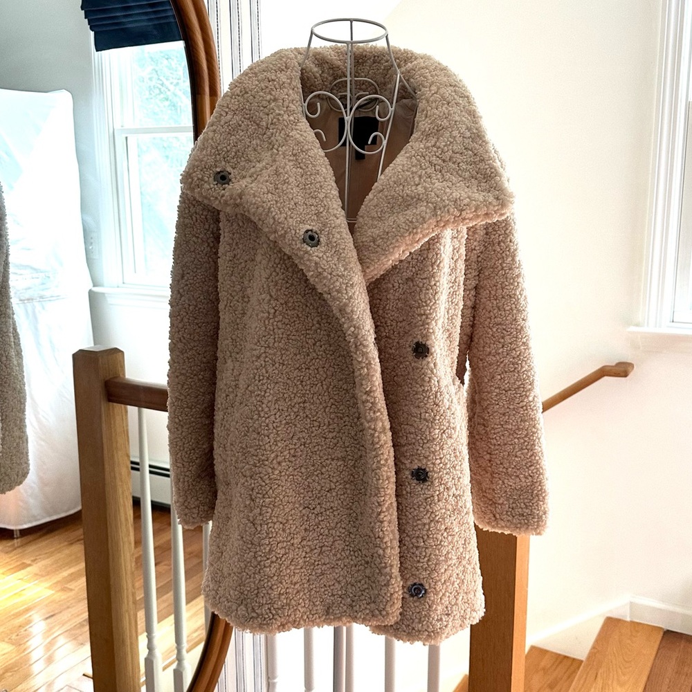 Banana Republic sherpa coat